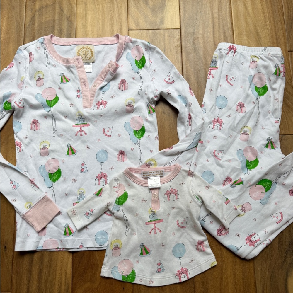 The Beaufort Bonnet Company Birthday Pajama Set + Dolly Match